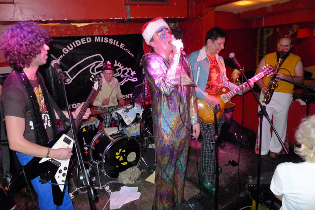 Mrs Mills Experience play the End of the World Party with Glam Chops at the Buffalo Bar, Upper Street, London N1, Thurs 20th December 2012