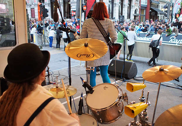 The Mrs Mills Experience at the London Nocturne, Smithfield Market, Farringdon, central London, Saturday 8th June 2013