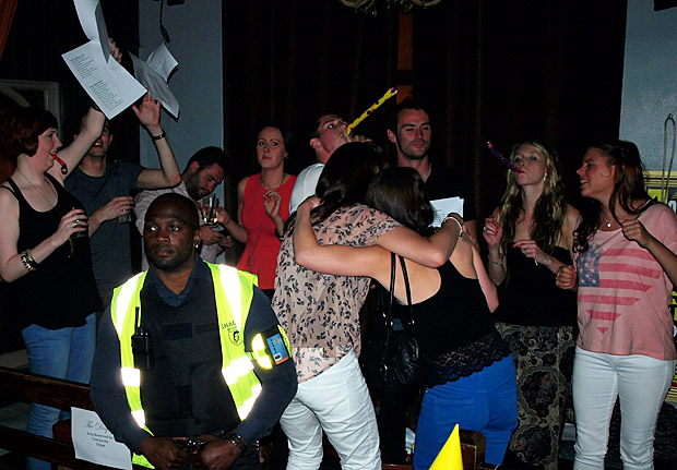 Music hall mayhem on the dancefloor with The Mrs Mills Experience at the Brixton Dogstar, London SW9, 30th June 2012