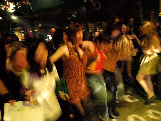 Music hall mayhem on the dancefloor with The Mrs Mills Experience at the Brixton Dogstar, London SW9, 30th June 2012